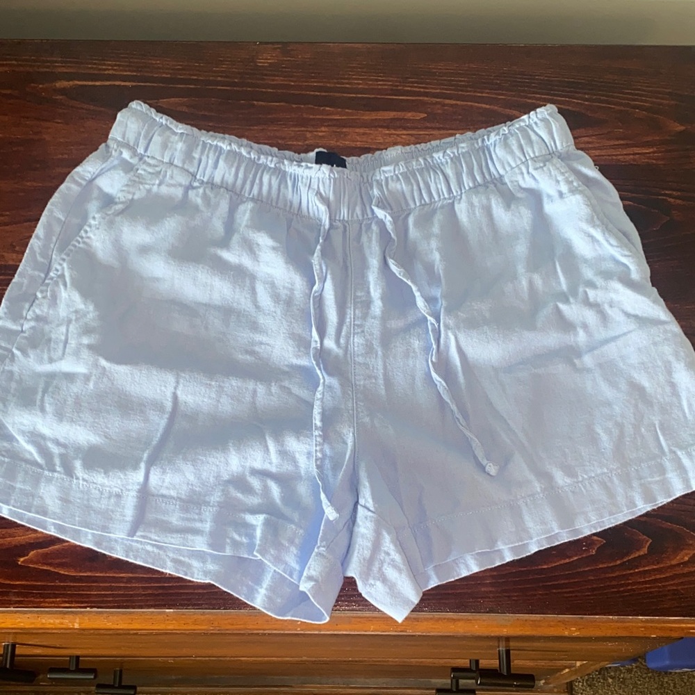 GAP Light Blue Linen Blend Shorts